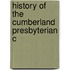 History Of The Cumberland Presbyterian C