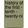 History Of The First - Tenth - Twenty-Ni door John Mead Gould
