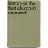 History Of The First Church In Cromwell