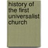 History Of The First Universalist Church