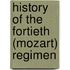 History Of The Fortieth (Mozart) Regimen