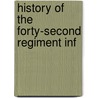 History Of The Forty-Second Regiment Inf door Charles Palfray Bosson