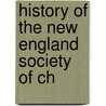 History Of The New England Society Of Ch door Way