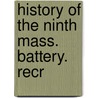 History Of The Ninth Mass. Battery. Recr door Levi W. Baker