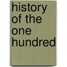 History Of The One Hundred door Joseph Ripley Ward