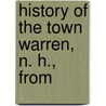 History Of The Town Warren, N. H., From door William Little