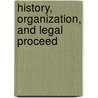 History, Organization, And Legal Proceed door Pittsburgh