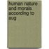Human Nature And Morals According To Aug