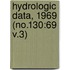 Hydrologic Data, 1969 (No.130:69 V.3)