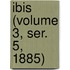 Ibis (Volume 3, Ser. 5, 1885)