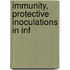 Immunity, Protective Inoculations In Inf