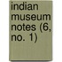 Indian Museum Notes (6, No. 1)