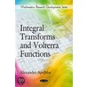 Integral Transforms & Volterra Functions door Alexander Apelblat