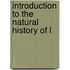 Introduction To The Natural History Of L