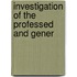 Investigation Of The Professed And Gener