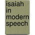 Isaiah In Modern Speech