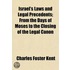 Israel's Laws And Legal Precedents; From