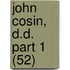 John Cosin, D.D. Part 1 (52)
