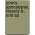 John's Apocalypse, Literally Tr., And Sp