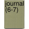 Journal (6-7) door New York Microscopical Society