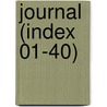 Journal (Index 01-40) door Institute of Actuaries