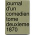Journal D'Un Comedien Tome Deuxieme 1870