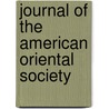 Journal Of The American Oriental Society door American Oriental Society