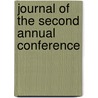 Journal Of The Second Annual Conference door United States. Commissioners