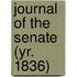 Journal Of The Senate (Yr. 1836)