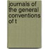 Journals Of The General Conventions Of T