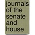 Journals Of The Senate And House