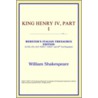 King Henry Iv, Part I (Webster's Italian by Reference Icon Reference