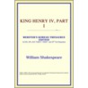 King Henry Iv, Part I (Webster's Korean by Reference Icon Reference