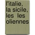 L'Italie, La Sicile, Les  Les  Oliennes