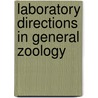 Laboratory Directions In General Zoology door Winterton Conway Curtis