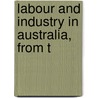 Labour And Industry In Australia, From T door Coghlan