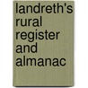 Landreth's Rural Register And Almanac door David Landreth Sons