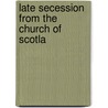 Late Secession From The Church Of Scotla door James MacFarlane