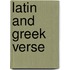 Latin And Greek Verse