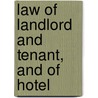 Law Of Landlord And Tenant, And Of Hotel door Beni Prasad
