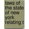 Laws Of The State Of New York Relating T door New York .