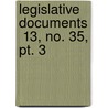 Legislative Documents  13, No. 35, Pt. 3 door New York Legislature