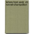 Letters From Andr  Ch Ronnet-Champollion