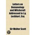 Letters On Demonology And Witchcraft Add