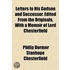Letters To His Godson And Successor. Edi