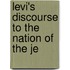 Levi's Discourse To The Nation Of The Je