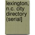 Lexington, N.C. City Directory (Serial]