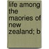 Life Among The Maories Of New Zealand; B