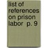 List Of References On Prison Labor  P. 9