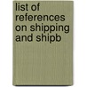 List Of References On Shipping And Shipb door Library Of Congress Bibliography